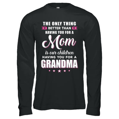 Only The Best Mom Get Promoted To Grandma Mothers Day T-Shirt & Hoodie | Teecentury.com