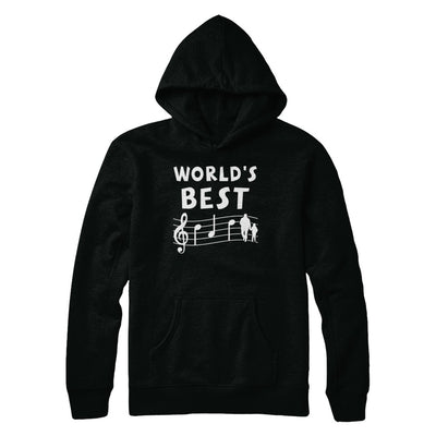 World's Best Dad Ever Treble Clef Musician Fathers Day T-Shirt & Hoodie | Teecentury.com