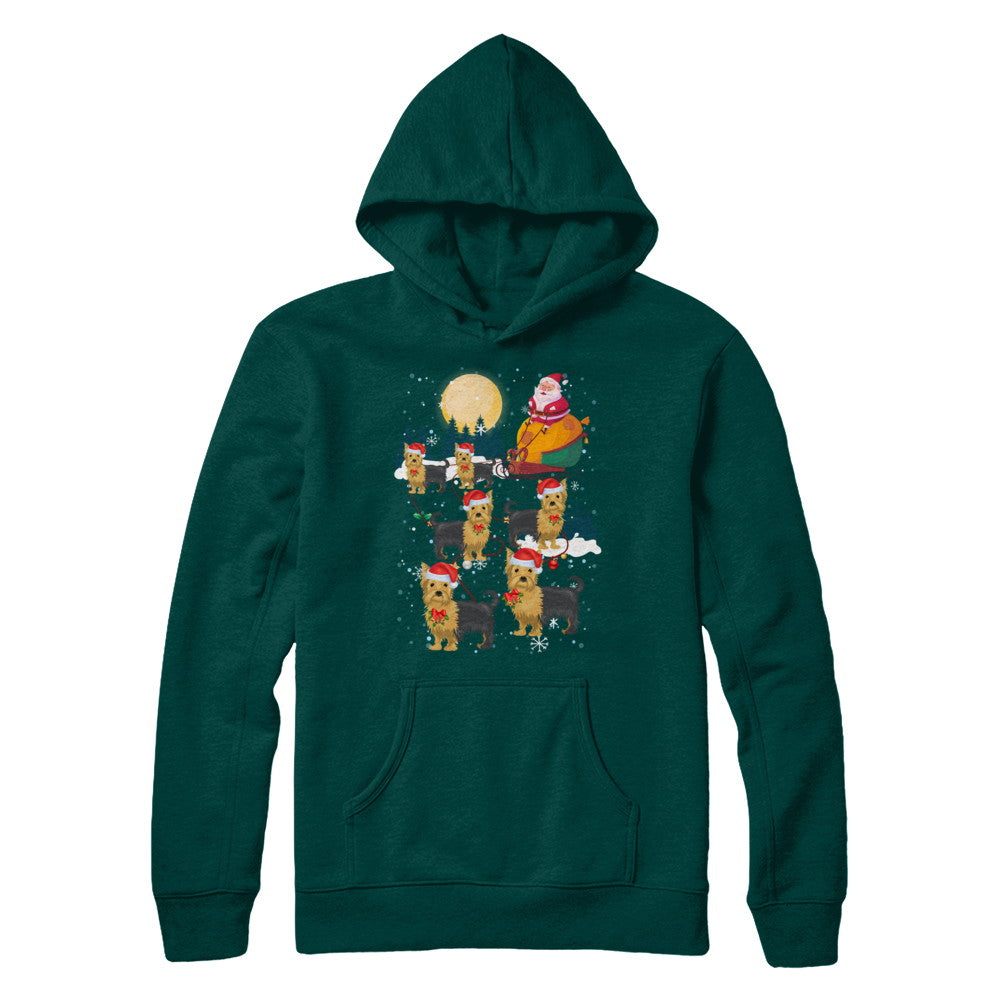 Dog Reindeer Yorkie Christmas Gift T-Shirt & Sweatshirt | Teecentury.com