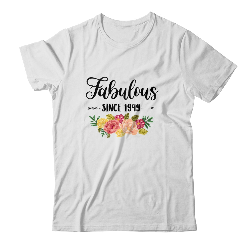 71th Birthday Gifts Women 71 Year Old Fabulous Since 1949 Classic T