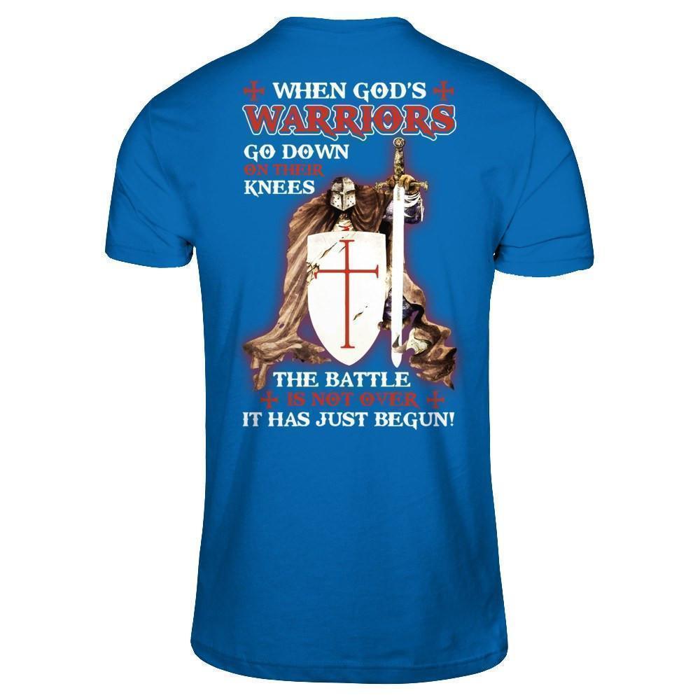 Knight Templar When God's Warriors Go Down On Their Knees T-Shirt & Hoodie | Teecentury.com