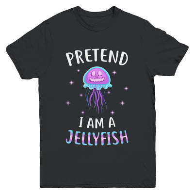 Pretend I'm A Jellyfish Costume Happy Halloween Party Youth Youth Shirt | Teecentury.com