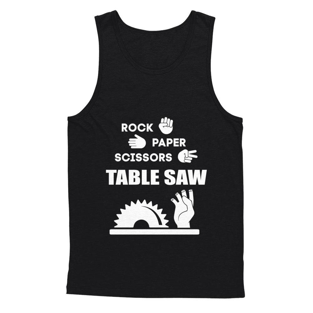 Rock Paper Scissors Table Saw T-Shirt & Hoodie | Teecentury.com