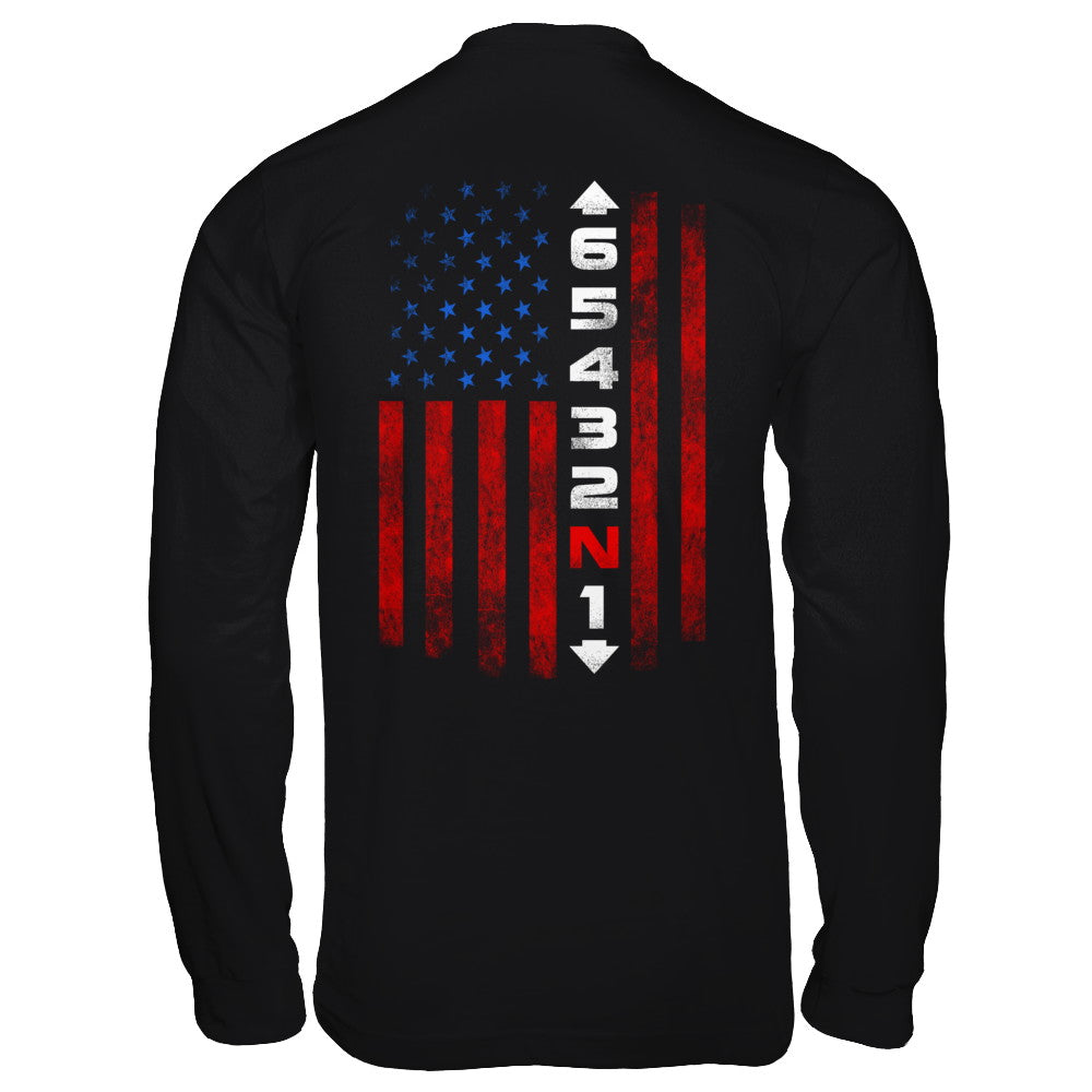 Motorcycle Gears Fun Motorbike American Us Flag T-Shirt & Hoodie | Teecentury.com