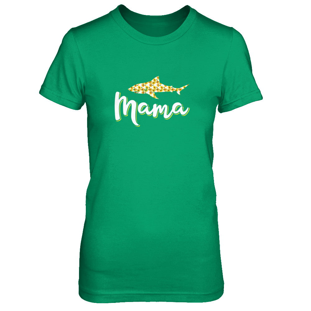 Sunflower Mama Shark Flowers Mothers Day Gift T-Shirt & Tank Top | Teecentury.com