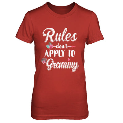 Grandmother Rules Don't Apply To Grammy T-Shirt & Hoodie | Teecentury.com