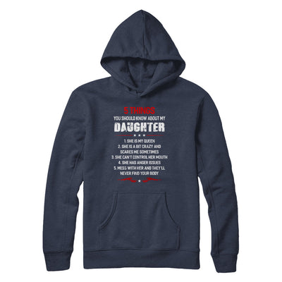 5 Things You Should Know About My Daughter Dad T-Shirt & Hoodie | Teecentury.com