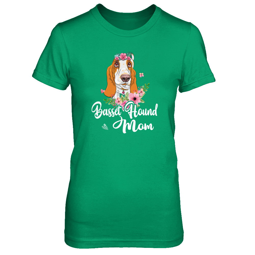 Basset Hound Mom Funny Dog Mom Gift Idea T-Shirt & Tank Top | Teecentury.com