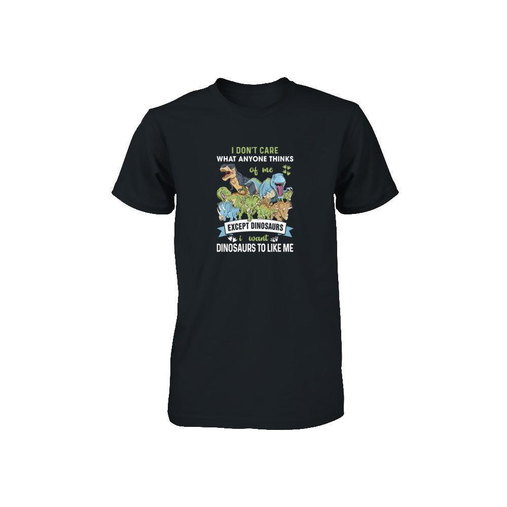 I Don't Care Except Dinosaurs Want Dinosaurs To Like Me Youth Youth Shirt | Teecentury.com