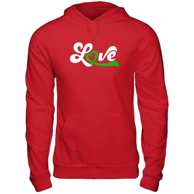 Love Green Awareness Ribbon T-Shirt & Hoodie | Teecentury.com