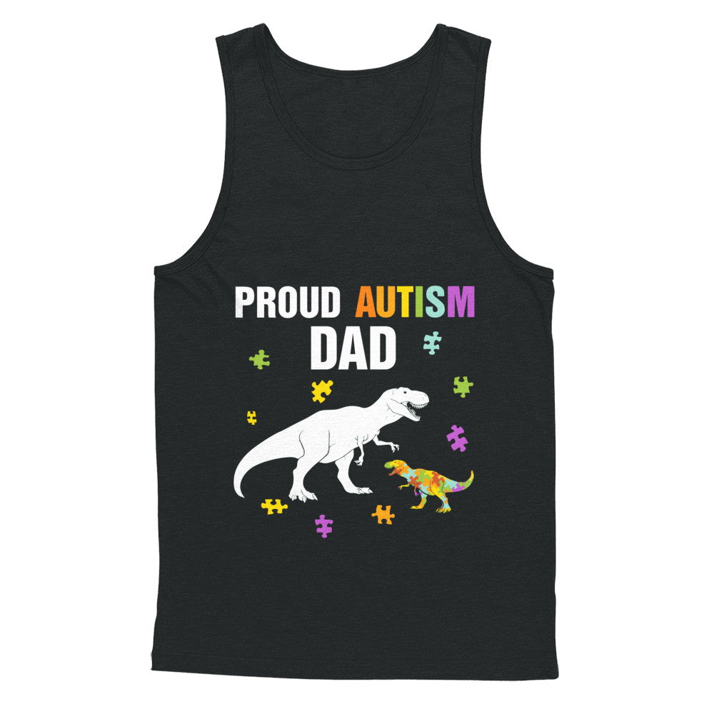 Proud Autism Dad T-Rex Dinosaur Autism Awareness T-Shirt & Hoodie | Teecentury.com