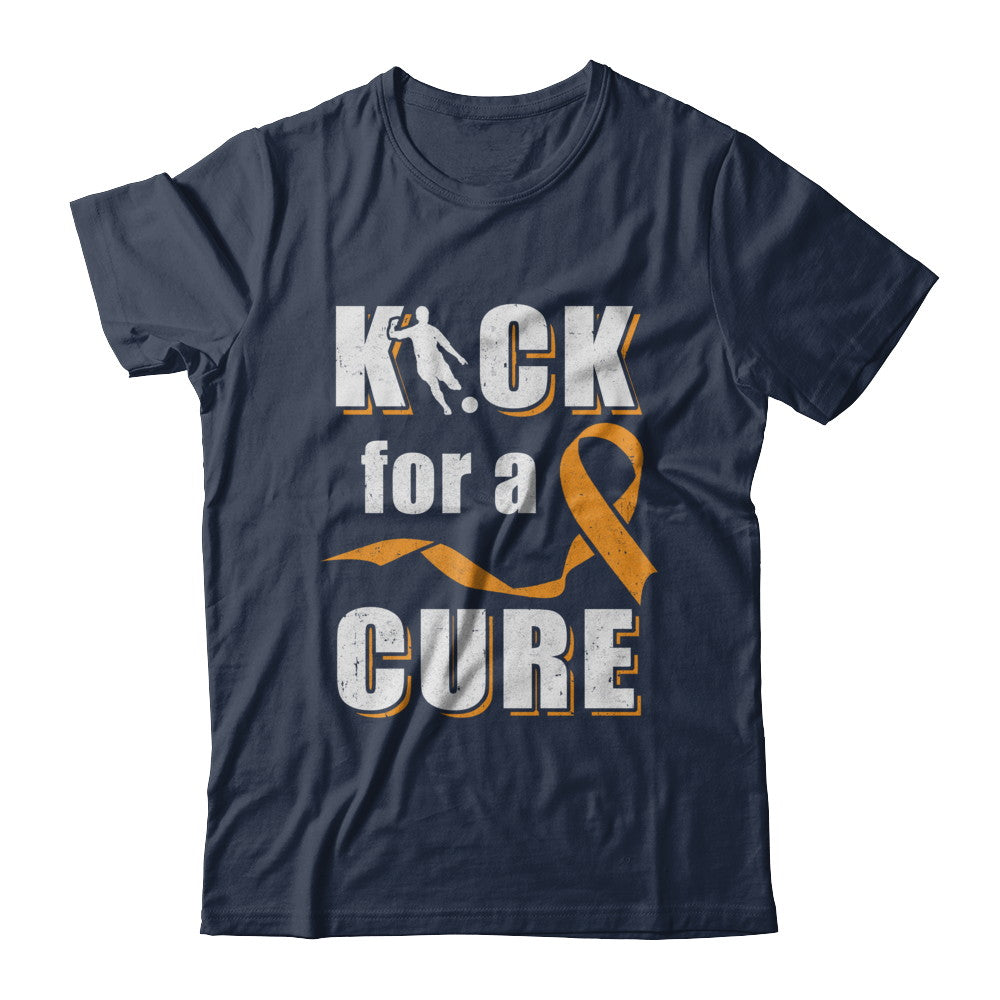 Kick For A Cure Soccer Orange Multiple Sclerosis Awareness T-Shirt & Hoodie | Teecentury.com