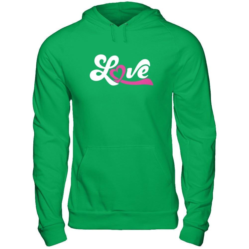 Love Pink Awareness Ribbon T-Shirt & Hoodie | Teecentury.com