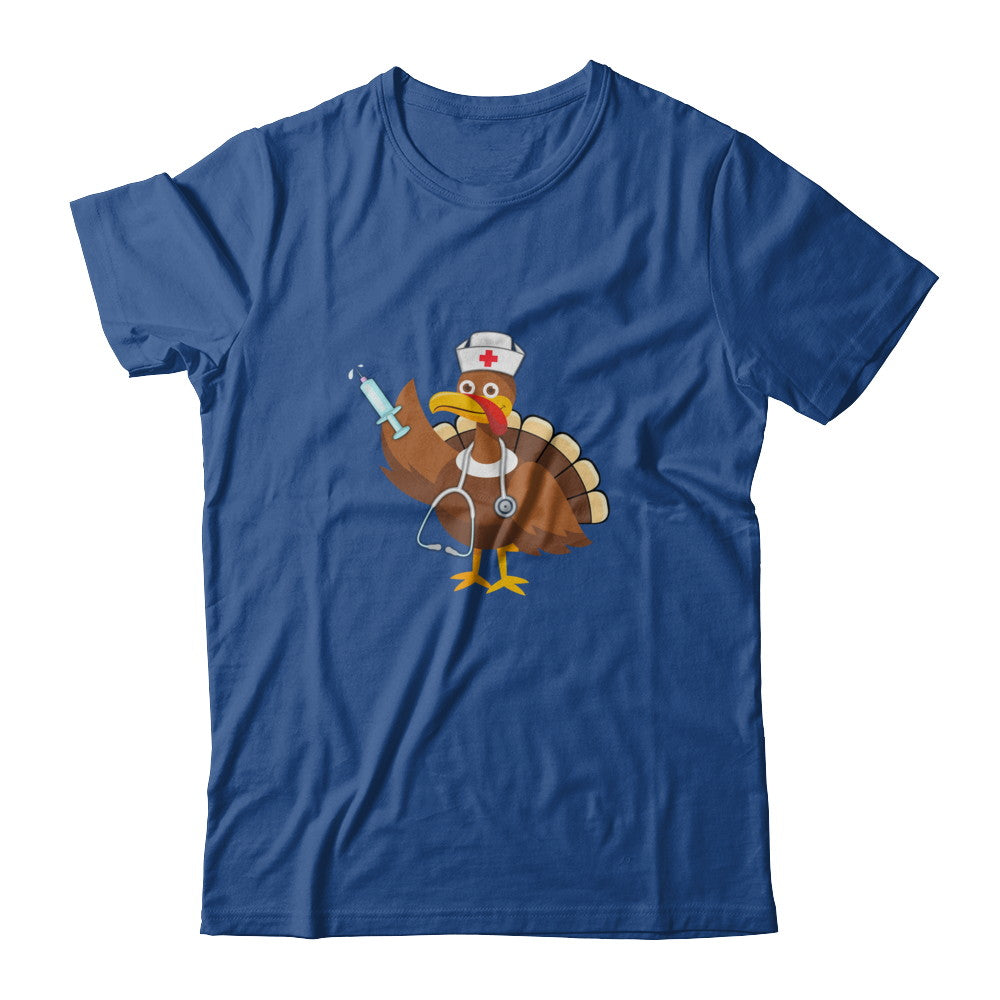Nurse Turkey Funny Thanksgiving For Nurses T-Shirt & Hoodie | Teecentury.com
