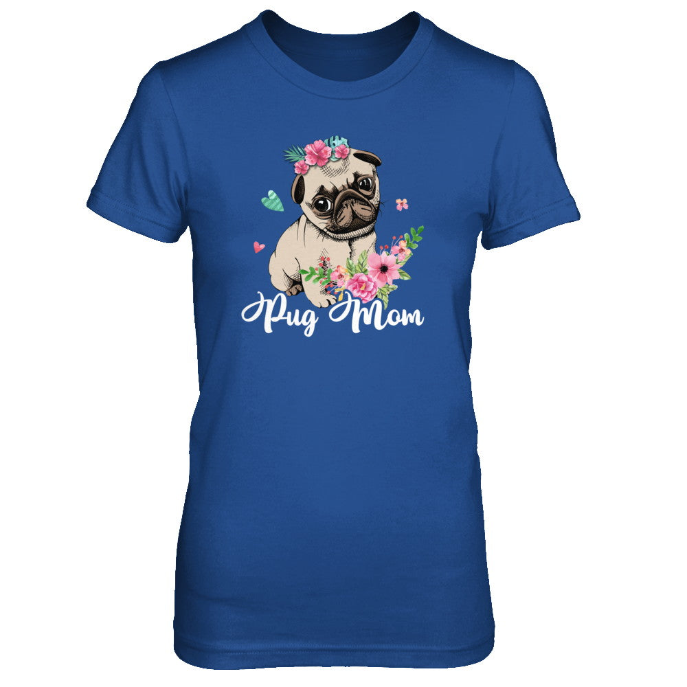 Pug Mom Funny Dog Mom Gift Idea T-Shirt & Tank Top | Teecentury.com