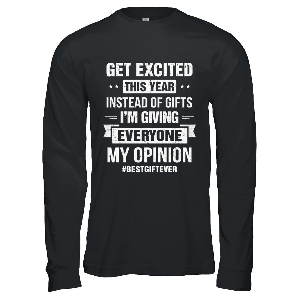 Get Excited This Year Instead Of Gifts Christmas T-Shirt & Hoodie | Teecentury.com