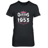 Queens Are Born In 1953 Birthday Gift T-Shirt & Tank Top | Teecentury.com