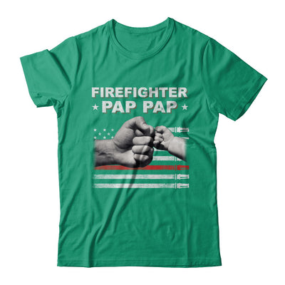 Firefighter Fireman Pap Pap American Flag Fathers Day T-Shirt & Hoodie | Teecentury.com