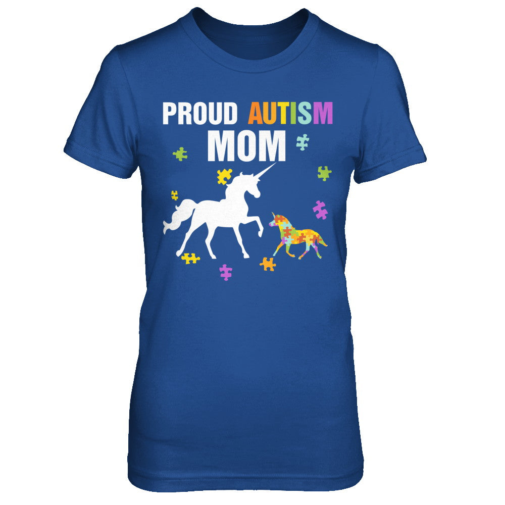 Proud Autism Mom Unicorn Autism Awareness T-Shirt & Hoodie | Teecentury.com