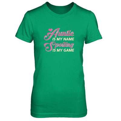 Auntie Is My Name Spoiling Is My Game T-Shirt & Tank Top | Teecentury.com