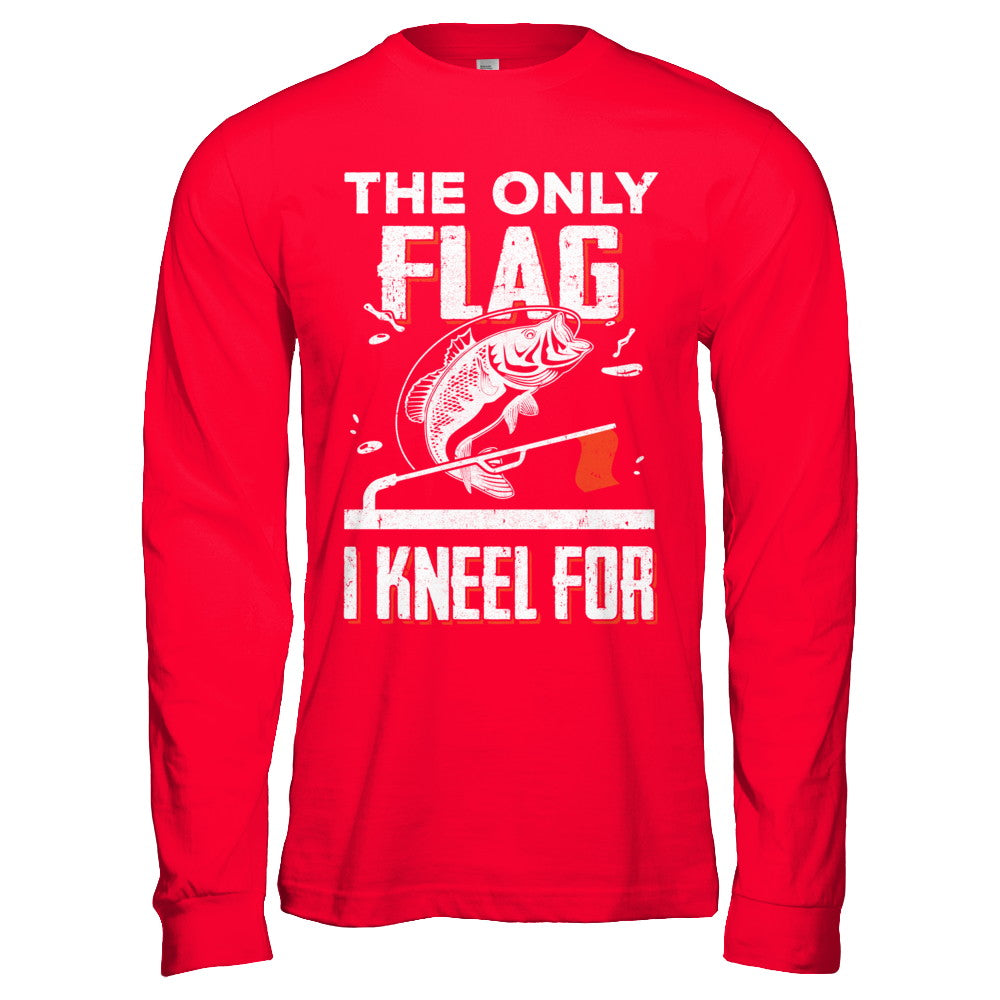 The Only Flag I Kneel For Wahoo ono Fish Fishing T-Shirt & Hoodie | Teecentury.com