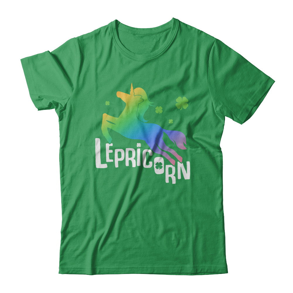 Lepricorn Funny St. Patrick's Day Unicorn Leprechaun T-Shirt & Hoodie | Teecentury.com