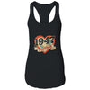 75th Birthday Gifts Classic Retro Heart Vintage 1947 T-Shirt & Tank Top | Teecentury.com