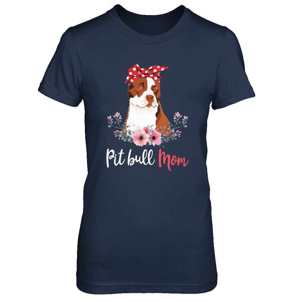 Pitbull Mom Gift For Women Dog Lover T-Shirt & Hoodie | Teecentury.com