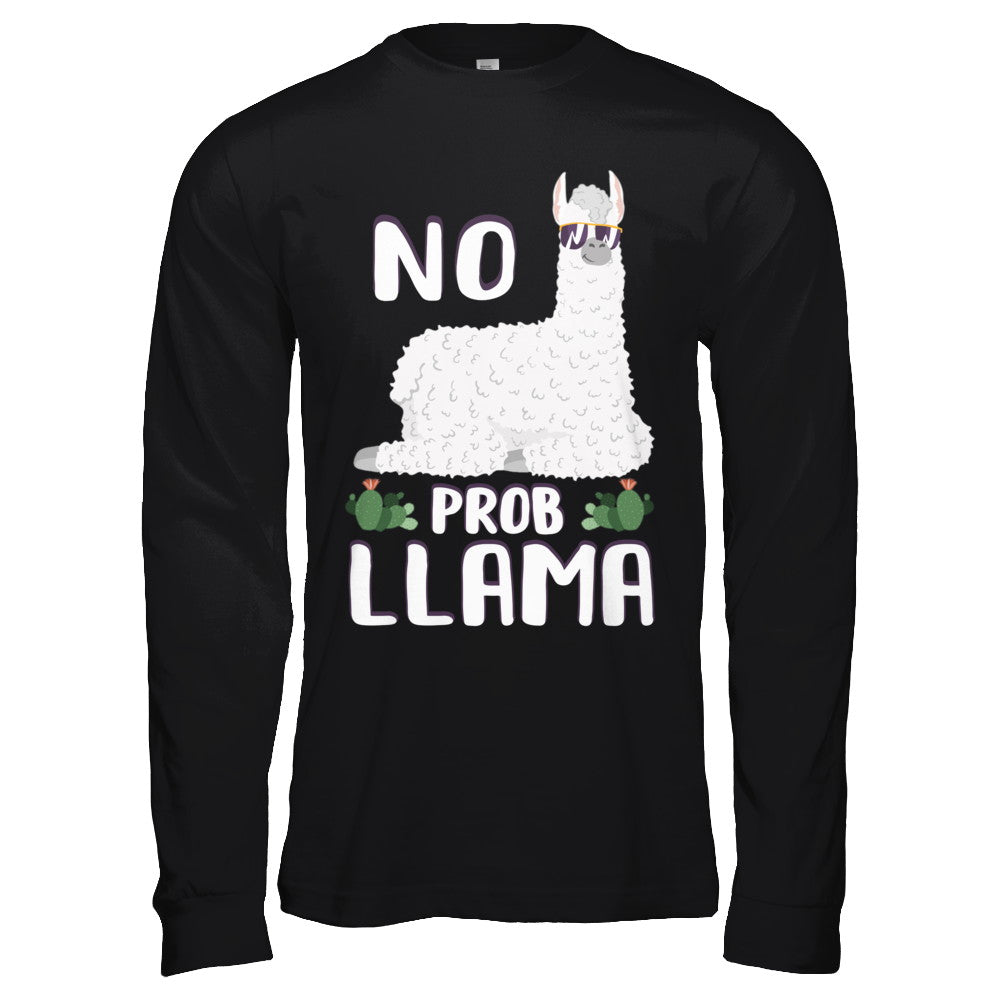 No Prob Llama No Drama Mama Alpaca Llamacorn T-Shirt & Hoodie | Teecentury.com