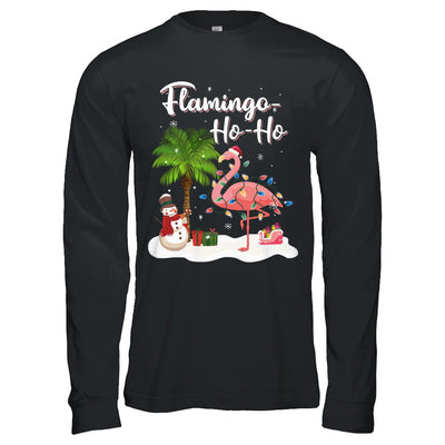 Flamingo Ho Ho Merry Christmas Gifts T-Shirt & Hoodie | Teecentury.com