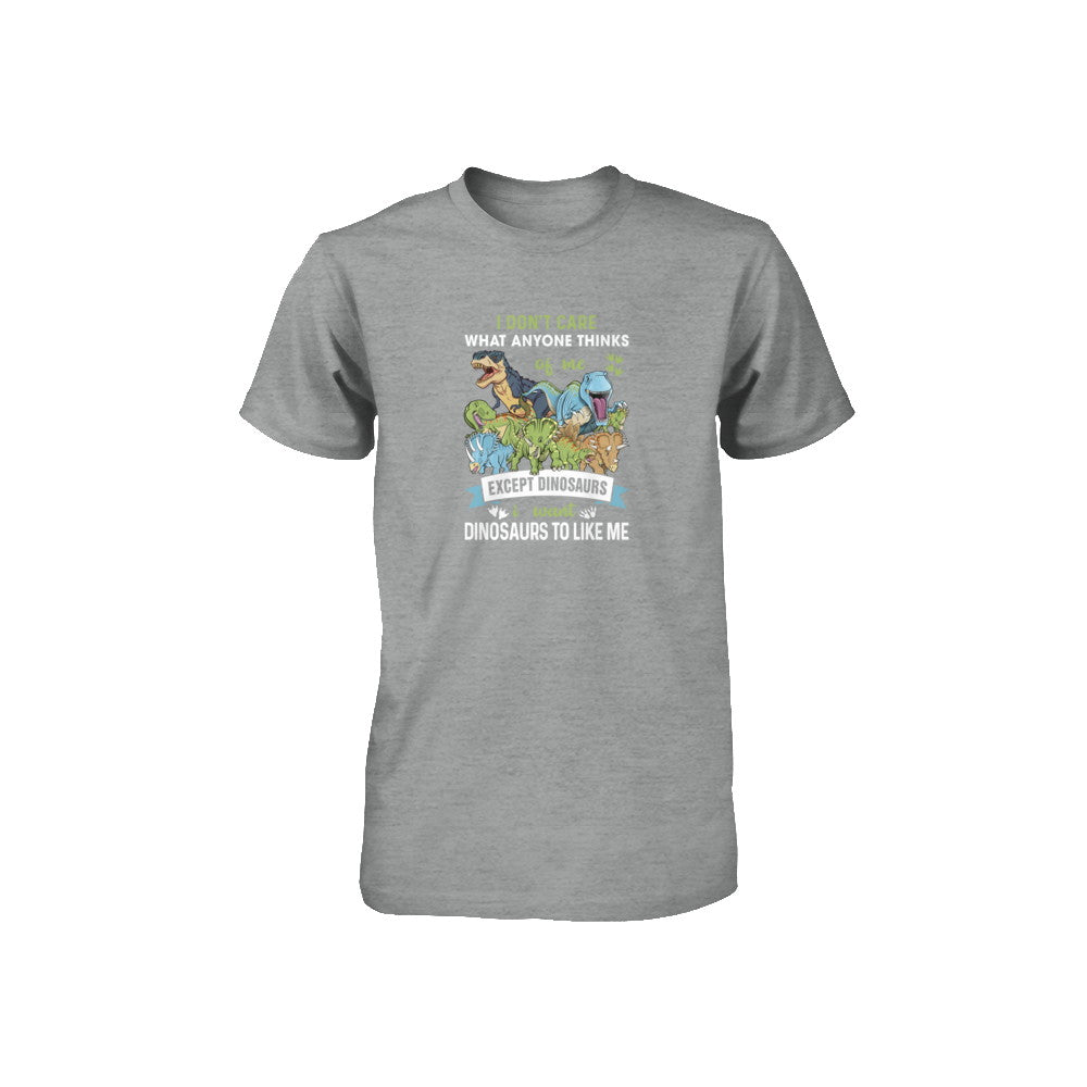 I Don't Care Except Dinosaurs Want Dinosaurs To Like Me Youth Youth Shirt | Teecentury.com