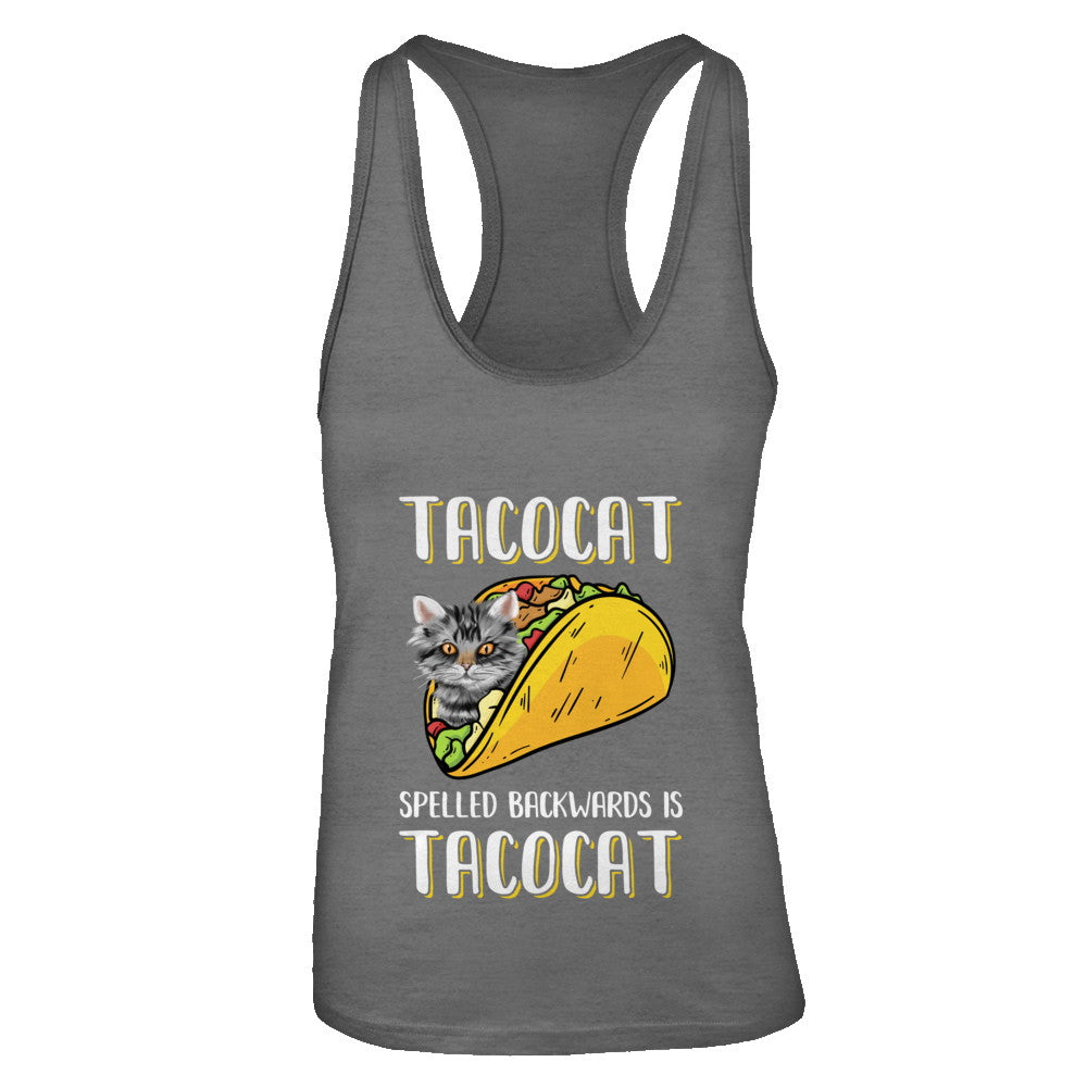 Tacocat Spelled Backwards Is Tacocat Tacos Cat T-Shirt & Tank Top | Teecentury.com