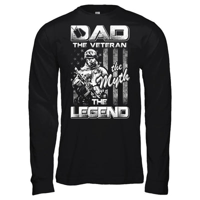 Dad The Veteran The Myth The Legend T-Shirt & Hoodie | Teecentury.com