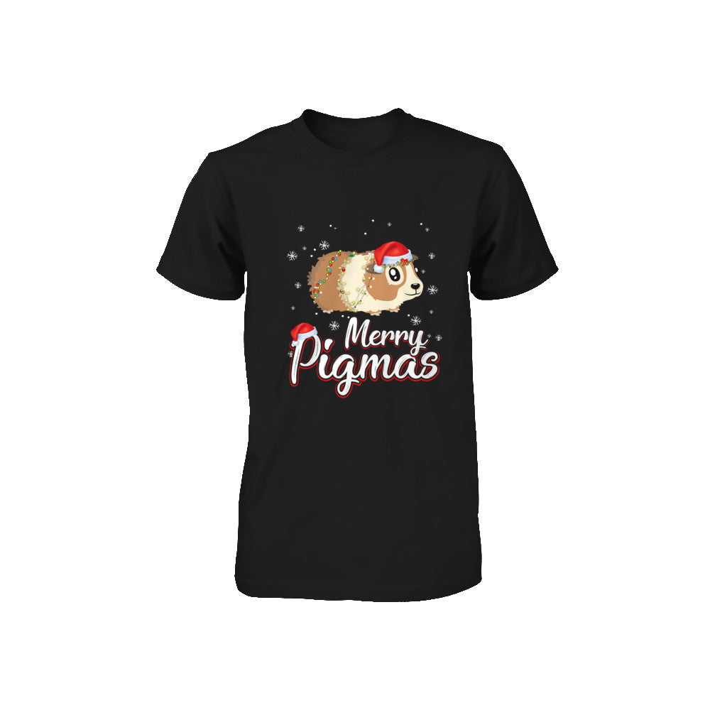 Merry Pigmas Funny Guinea Pig Santa Hat Christmas Gift Youth Youth Shirt | Teecentury.com