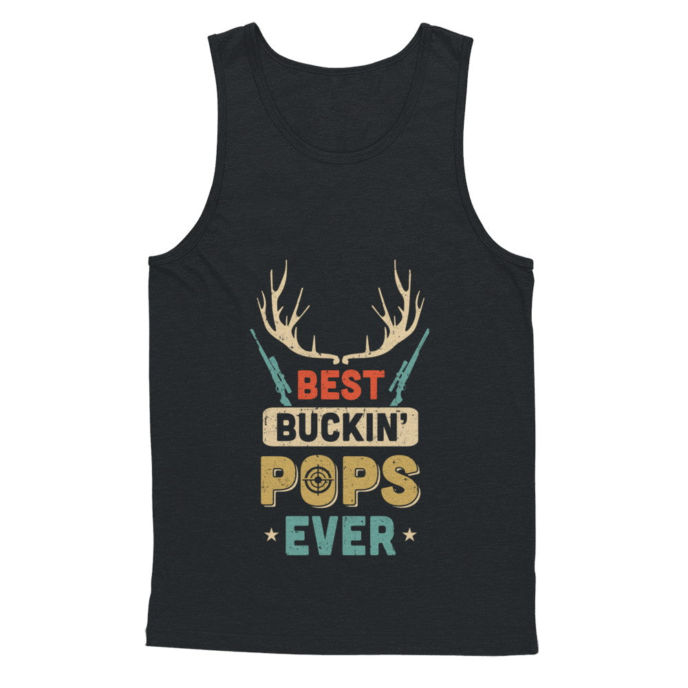 Vintage Best Buckin' Pops Ever Deer Hunting T-Shirt & Hoodie | Teecentury.com