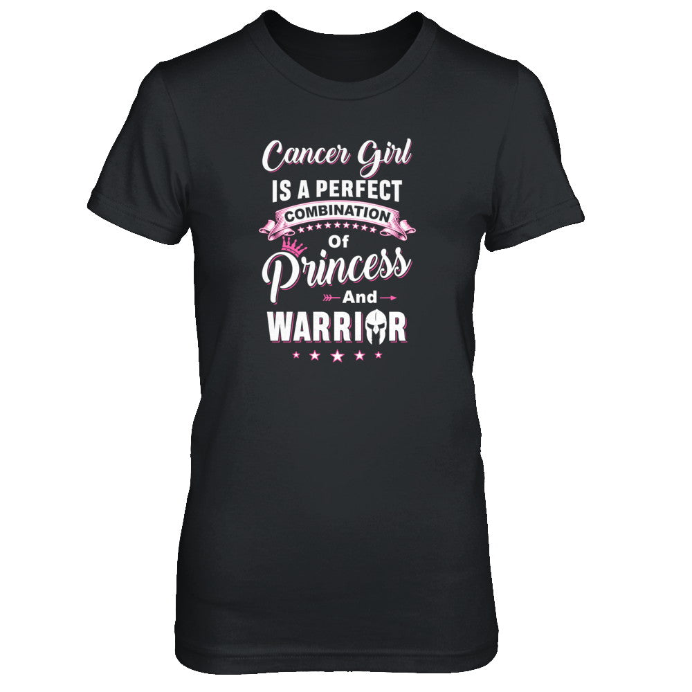 Cancer Girl Princess Warrior June July Birthday T-Shirt & Tank Top | Teecentury.com