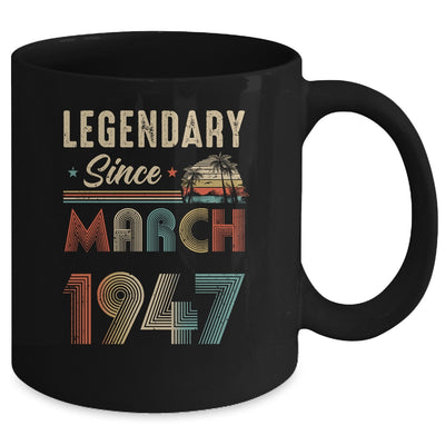 75 Years Old Legendary Since April 1948 75th Birthday Mug | teecentury