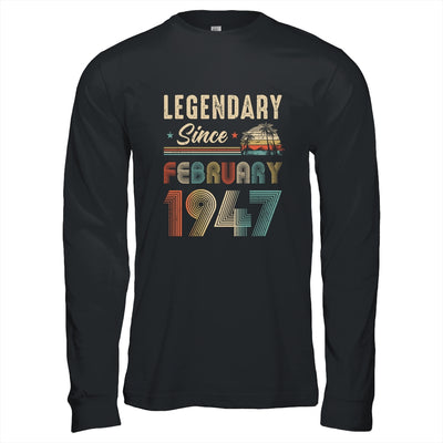 75 Years Old Legendary Since February 1948 75th Birthday Shirt & Hoodie | teecentury