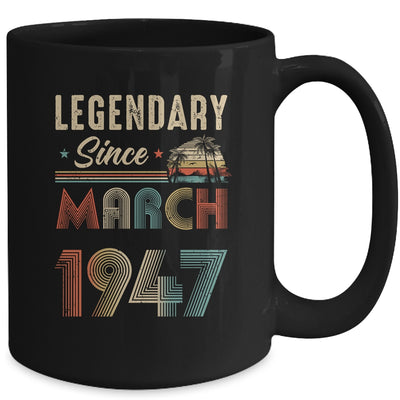 75 Years Old Legendary Since June 1948 75th Birthday Mug | teecentury