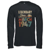 75 Years Old Legendary Since March 1948 75th Birthday Shirt & Hoodie | teecentury