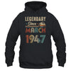 75 Years Old Legendary Since May 1948 75th Birthday Shirt & Hoodie | teecentury