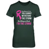 She Whispered Back I Am The Storm Breast Cancer T-Shirt & Hoodie | Teecentury.com