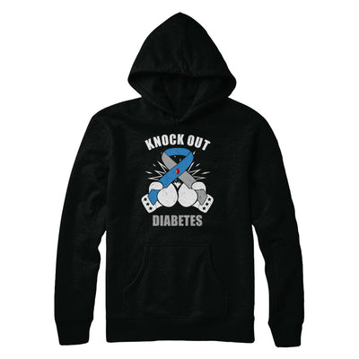 Boxing Knock Out Diabetes Awareness Support T-Shirt & Hoodie | Teecentury.com