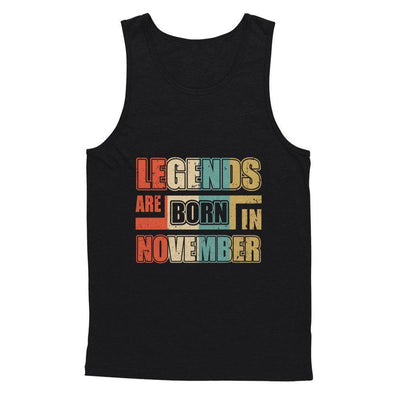 Classic Vintage Legends Are Born In November Birthday T-Shirt & Hoodie | Teecentury.com