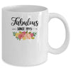 77th Birthday Gifts Women 77 Year Old Fabulous Since 1945 Mug Coffee Mug | Teecentury.com