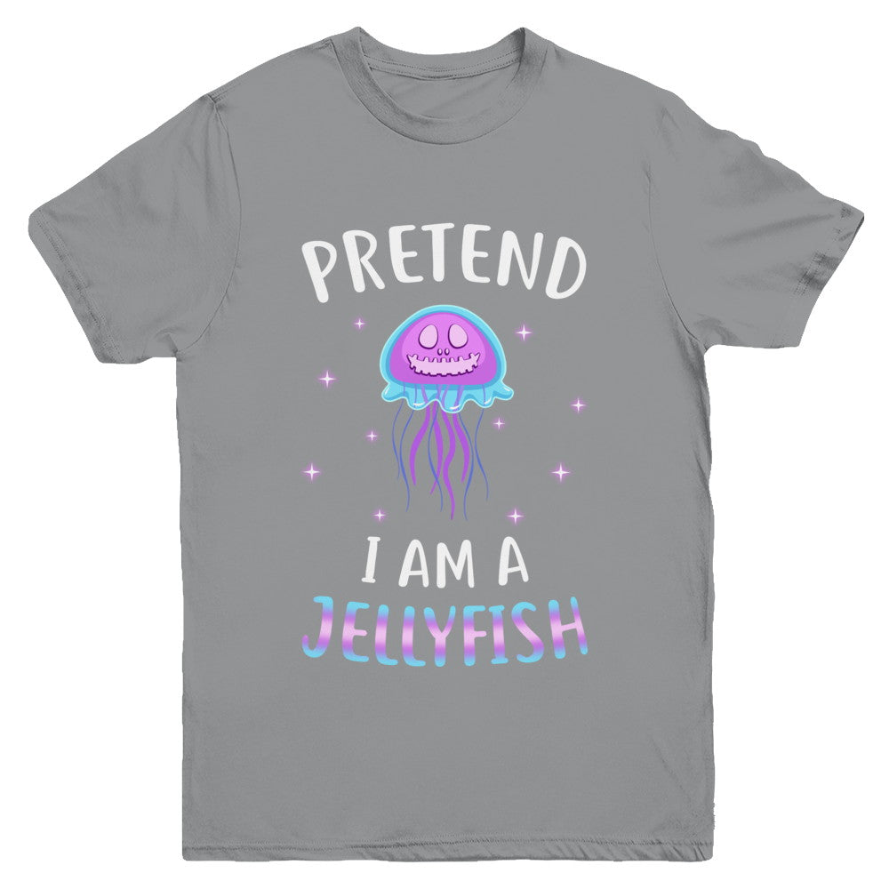 Pretend I'm A Jellyfish Costume Happy Halloween Party Youth Youth Shirt | Teecentury.com