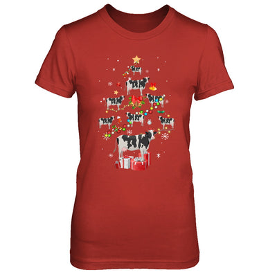 Farmer Cow Christmas Tree Decor Xmas Gift T-Shirt & Sweatshirt | Teecentury.com