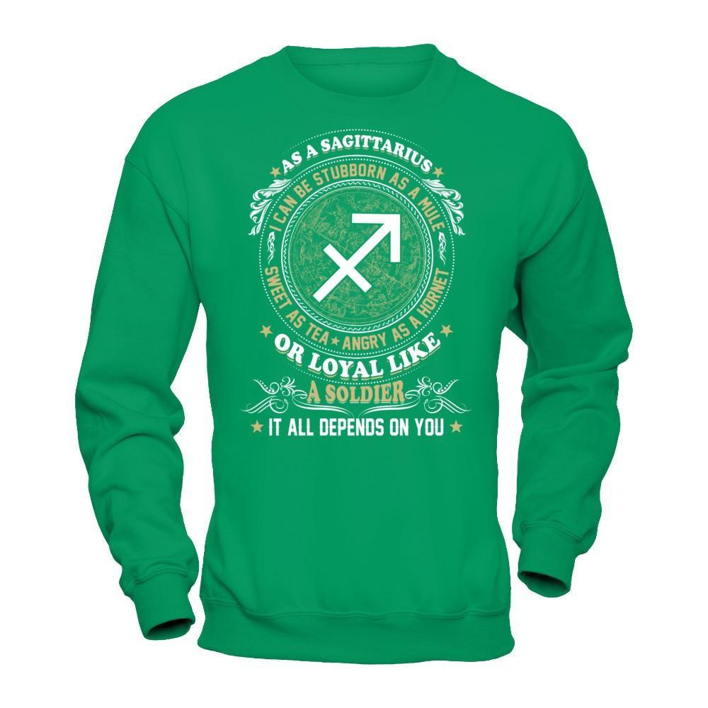 As A Sagittarius I Can Be Stubborn As A Mule T-Shirt & Hoodie | Teecentury.com