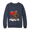 Bigfoot Santa Christmas Boys Men Sasquatch Xmas Gift T-Shirt & Sweatshirt | Teecentury.com