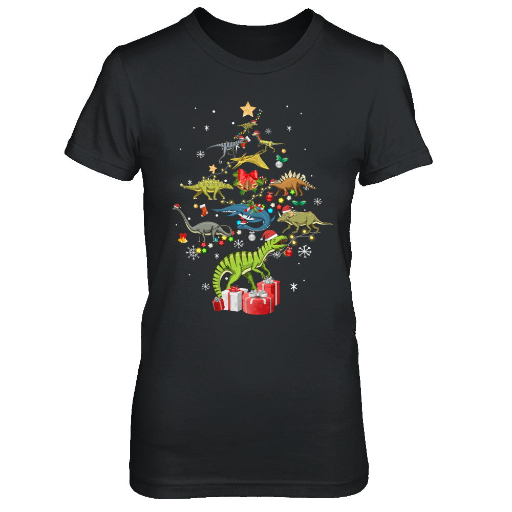 Tree Rex Funny Dinosaur Christmas Tree Kids Gift T-Shirt & Sweatshirt | Teecentury.com